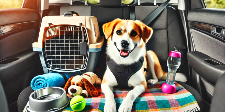 Viaggiare in auto con il cane.